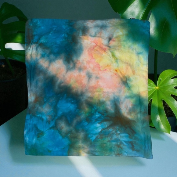 Unique Custom Ice Dye Pillow Cover - Picture 2 of 2